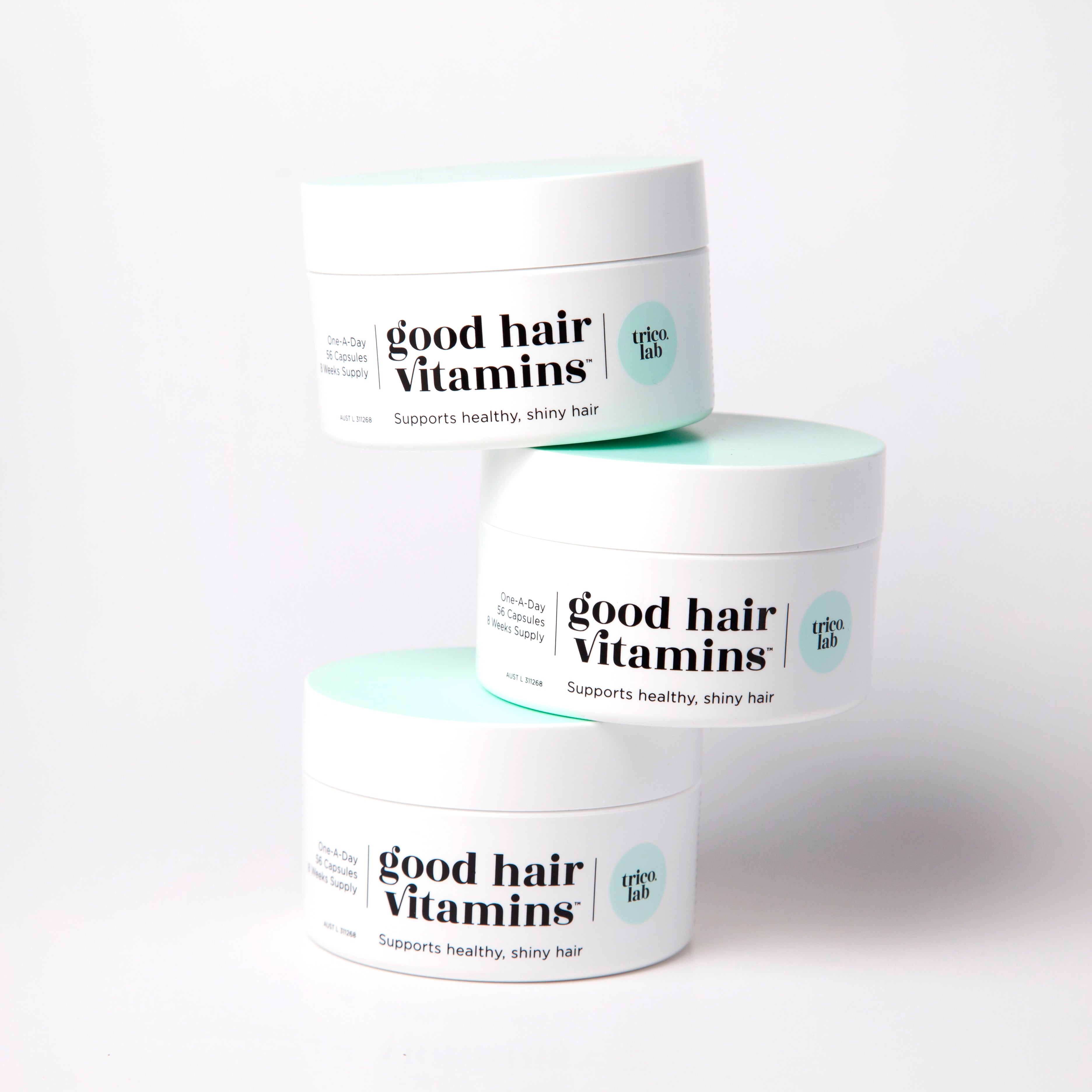 Good Hair Vitamins for dry and brittle hair, contain biotin & collagen